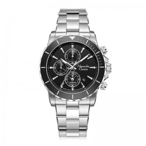 Alexandre Christie AC 6141 Silver Black Man Limited Edition 25th Anniversary XXMSSBBA